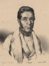 Lithograph of Vicente Jos de Carvalho