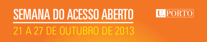 Banner associado a notcia sobre a Semana Internacional do Acesso Aberto  2013 na U.Porto