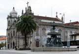 Fotografia da Praa de Gomes Teixeira, Porto / Photo of Gomes Teixeira Square, in Porto