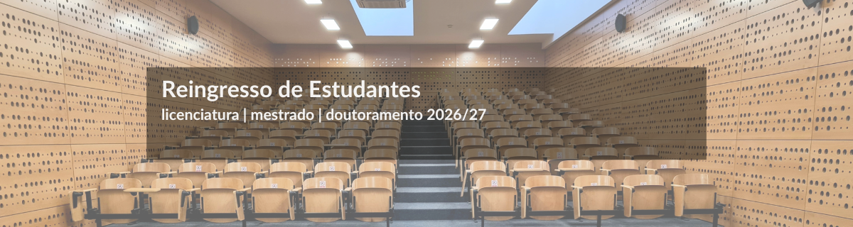 Reingresso de Estudantes 2026/27