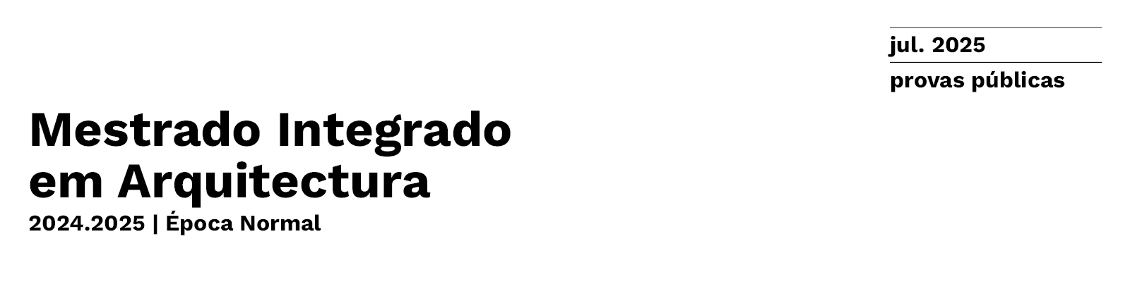 MIArq | Provas pblicas de defesa da Dissertao 2024.2025 | poca Normal