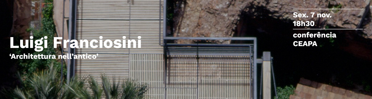Conferncia CEAPA | 'Architettura nell'antico' por Luigi Franciosini