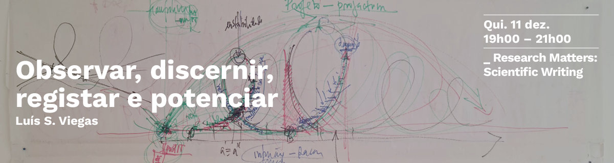 'Observar, discernir, registar e potenciar' com Lus S. Viegas