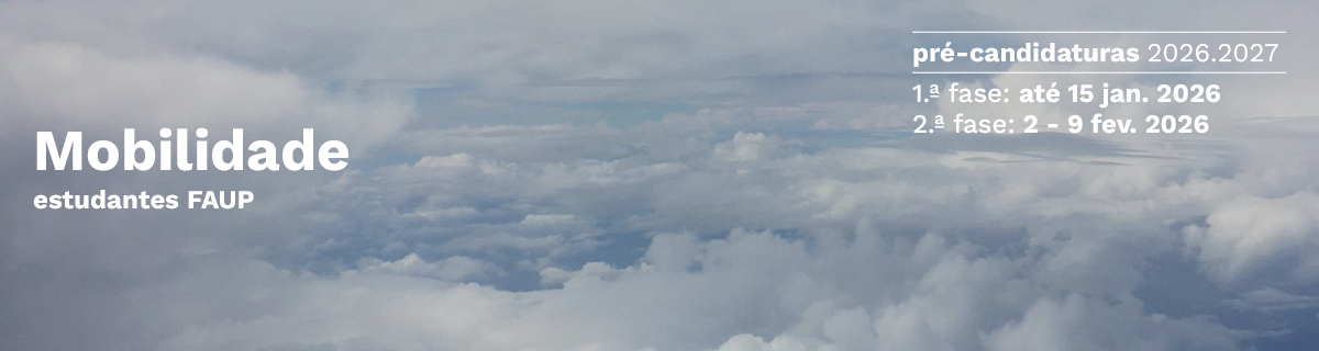 Abertura de pr�-candidaturas a mobilidade | 2026.2027