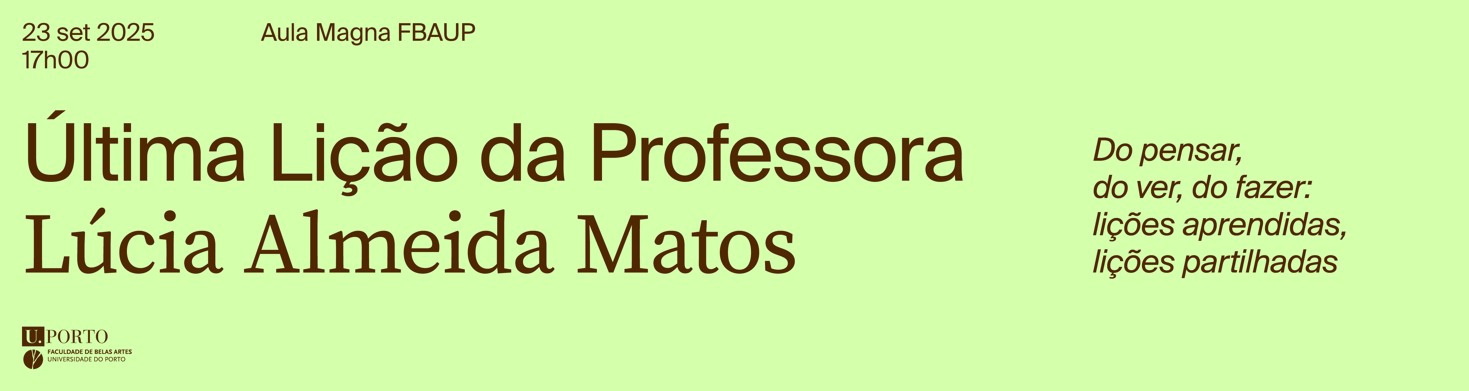 ltima Lio da Professora Lcia Almeida Matos