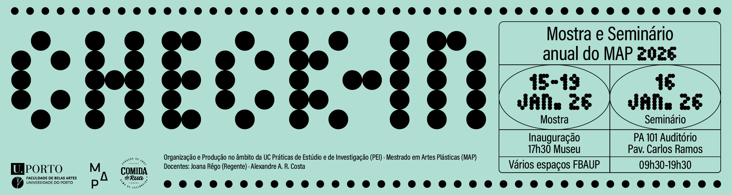 Mostra e Semin�rio anual MAP | Check-In 2025/26