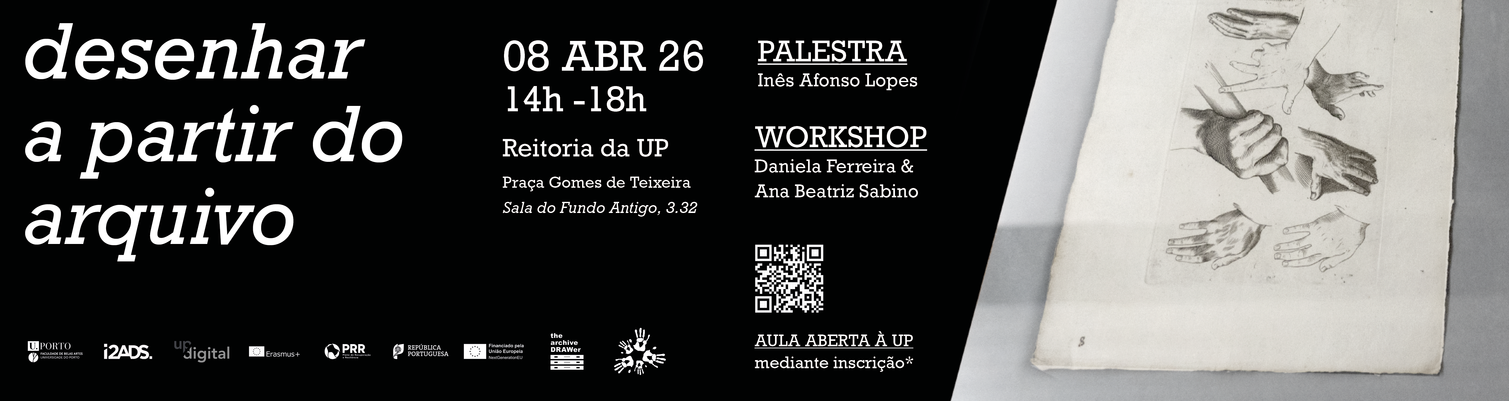 Aula Aberta | DESENHAR a partir do ARQUIVO