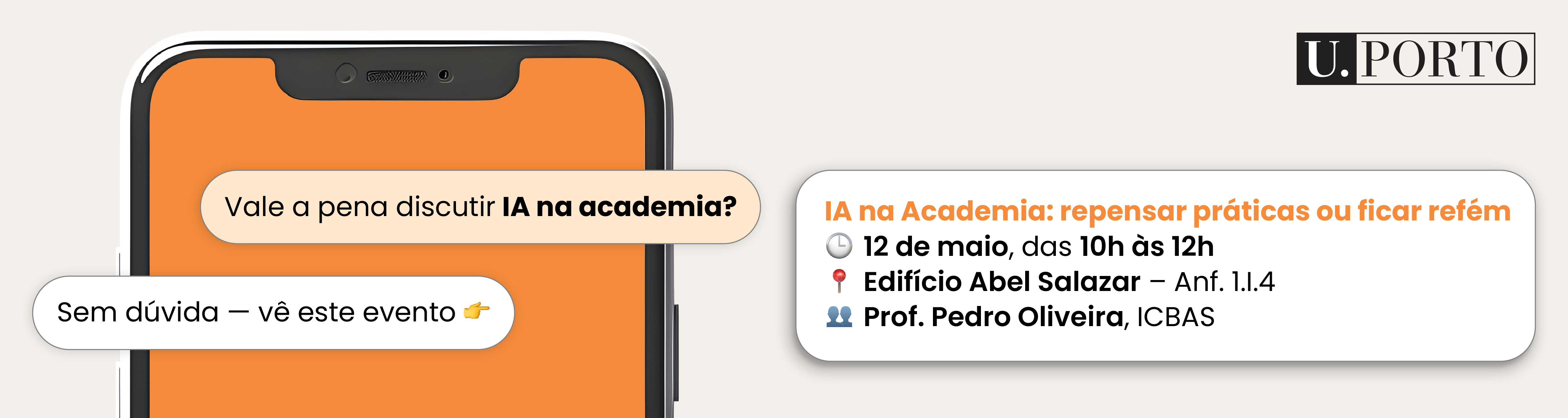 Encontro tem�tico - IA na Academia: repensar pr�ticas ou ficar ref�m