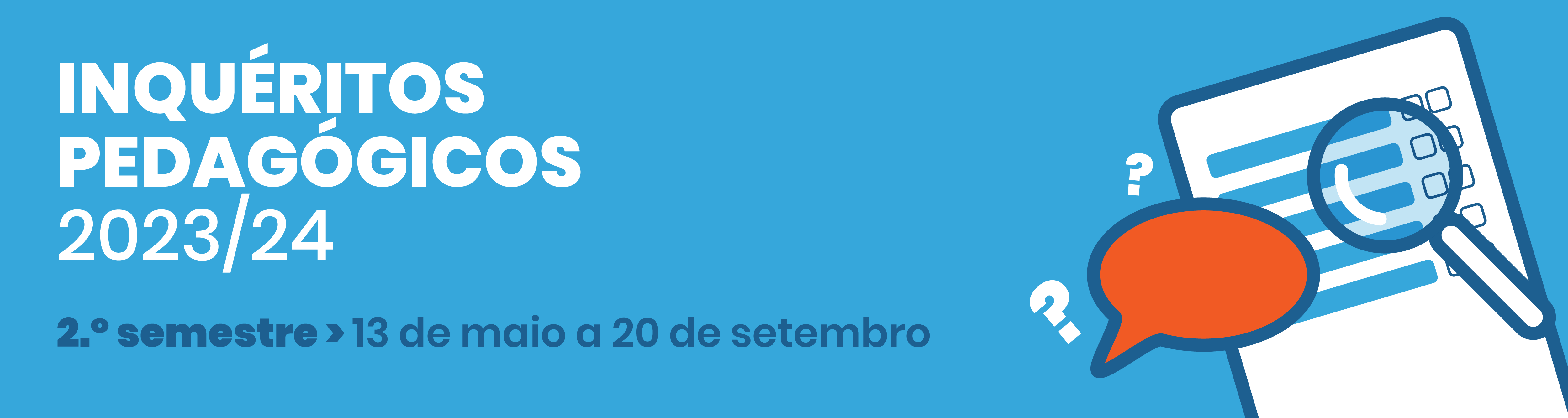 Inqu�ritos Pedag�gicos 2023/2024 | 2� Semestre