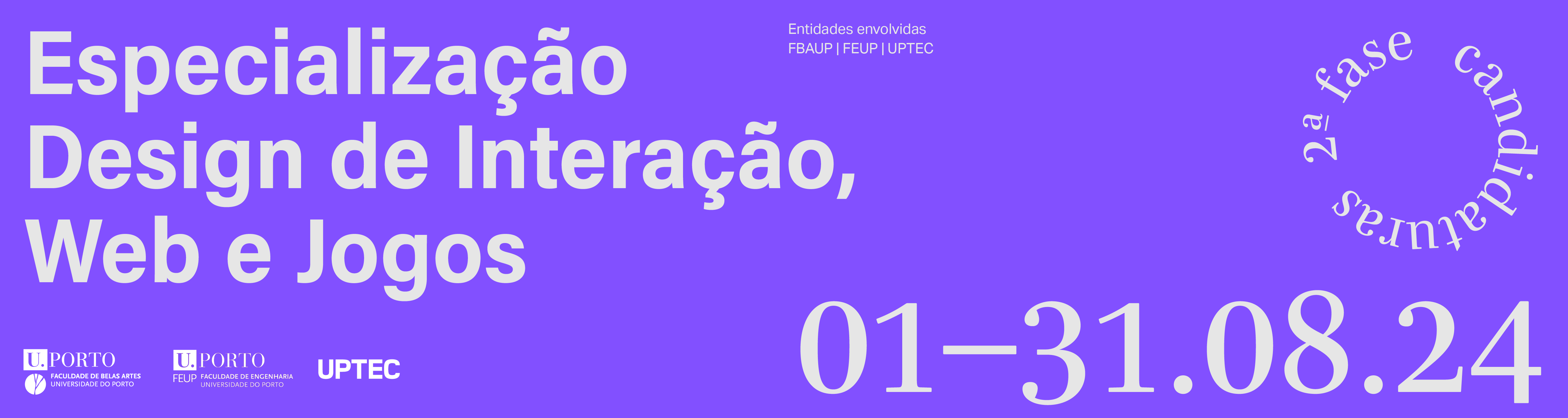 2� Fase de Candidaturas 2024/2025 - at� 31 de agosto 2024 | Saber+