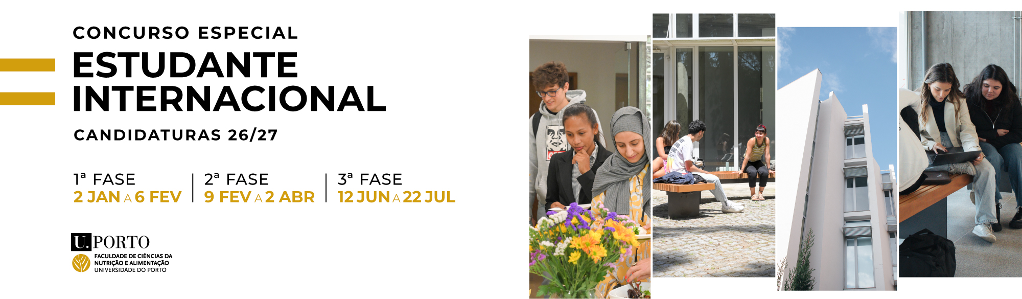 Candidaturas Estudante Internacional 26/27