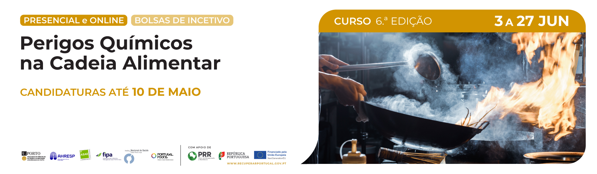 Curso | Educa��o Cont�nua: Perigos Qu�micos na Cadeia Alimentar