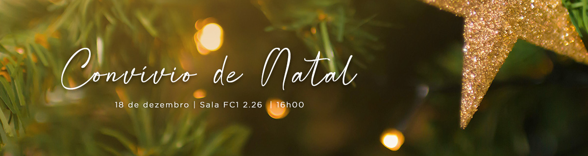 Lanche Convvio de Natal | 18 dezembro, 16h00