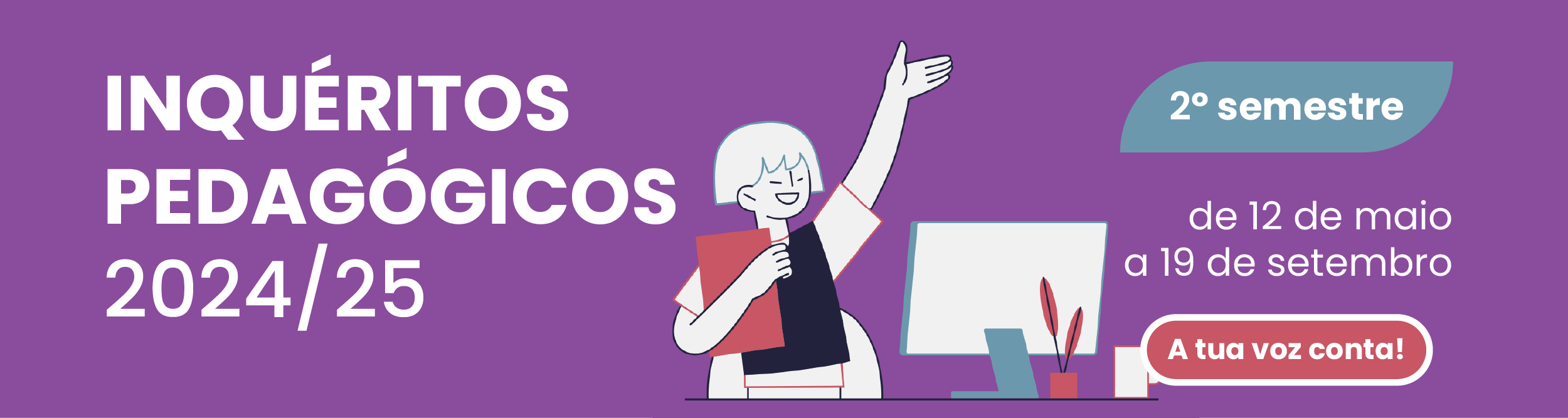 Inquritos Pedaggicos 2024/2025 para o 2 Semestre
