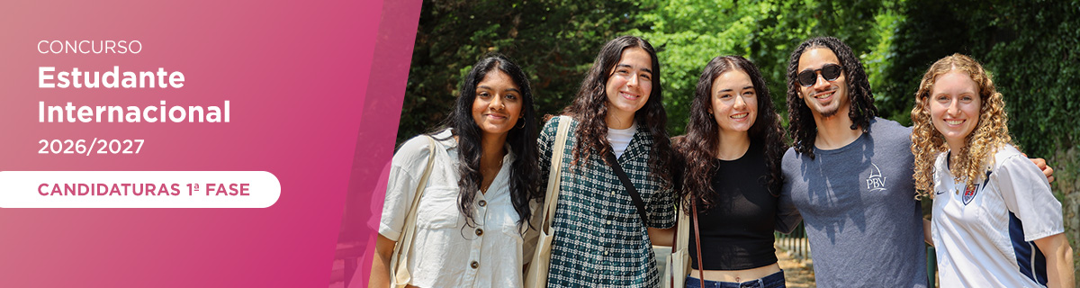 Candidaturas | Concurso de Estudante Internacional 2026/2027 —  1�Fase