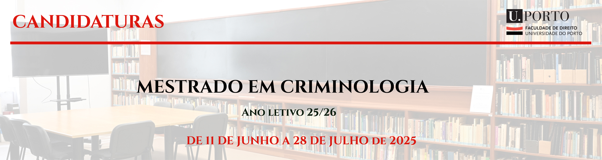 Mestrado em Criminologia