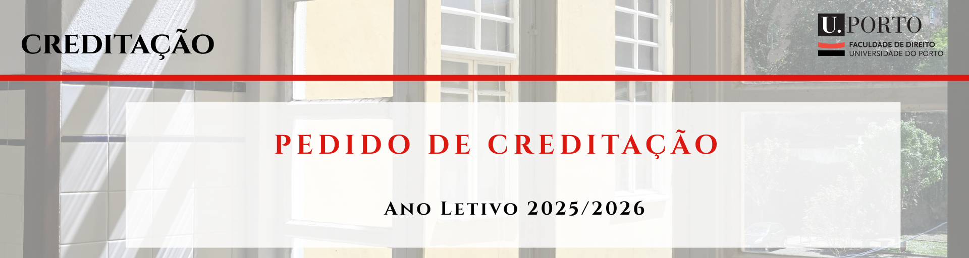 Pedido de creditao para o ano letivo 2025/2026