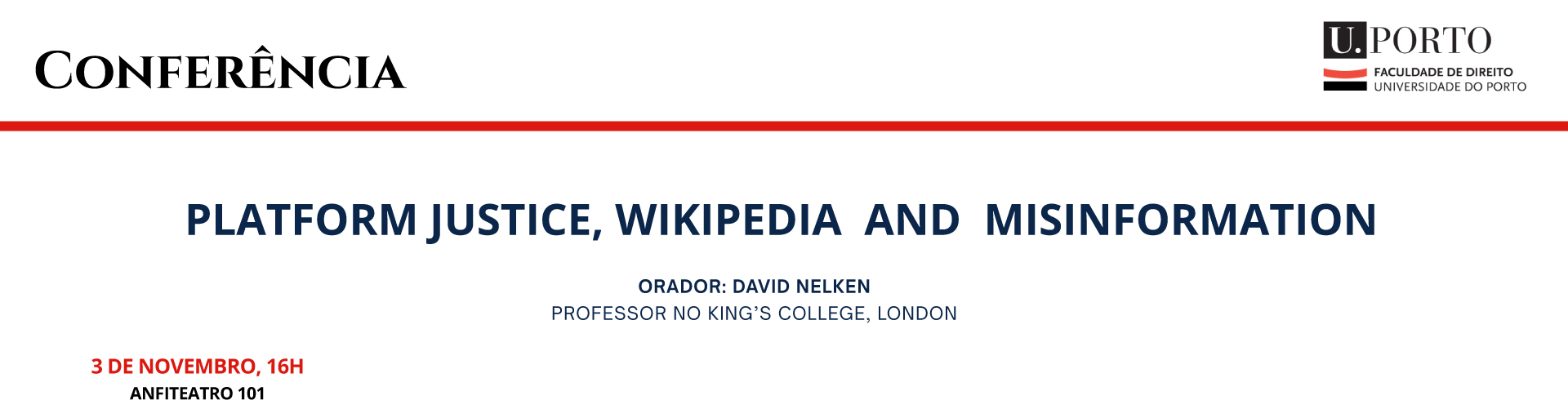 Conferncia: Platform Justice, Wikipedia and Misinformation