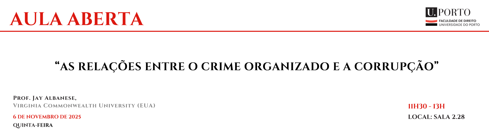 Aula Aberta: As relaes entre o crime organizado e a corrupo