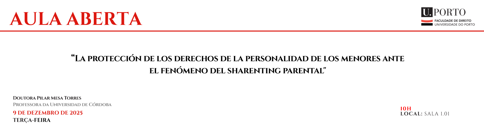 Aula aberta: La proteccin de los derechos de la personalidad de los menores ante el fenmeno del sharenting parental