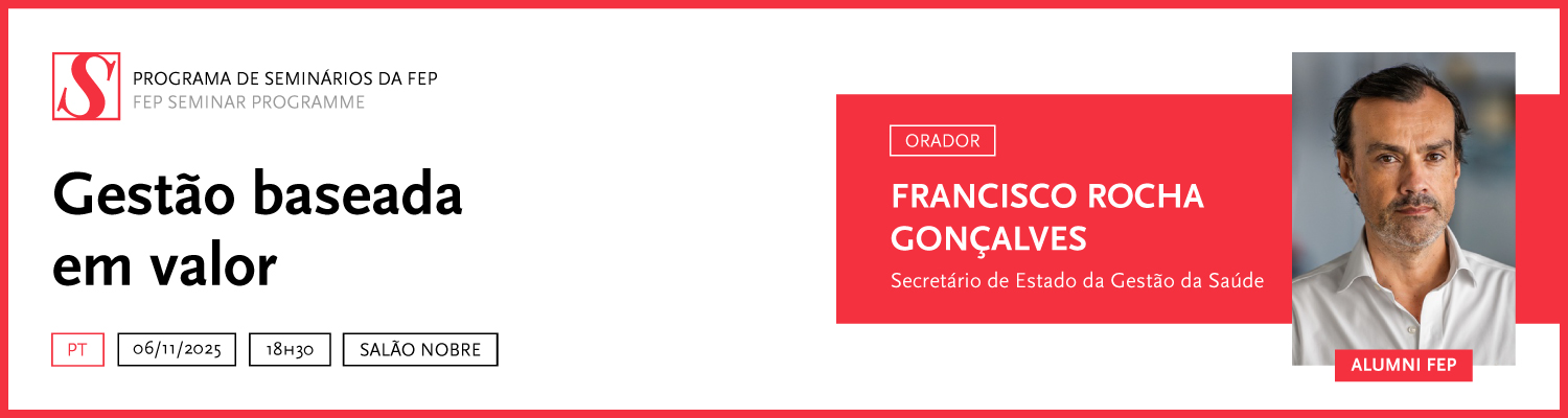 Programa de Seminrios da FEP | Gesto baseada em valor (em portugus)