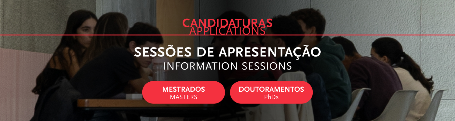 Sess�es de apresenta��o | Mestrados e doutoramentos