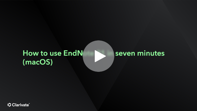Endnote for Mac