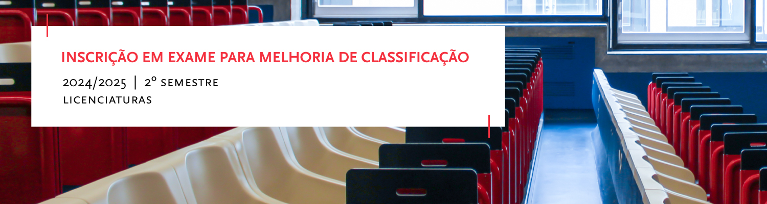 Inscrio em exame para melhoria de classificao - 2. semestre