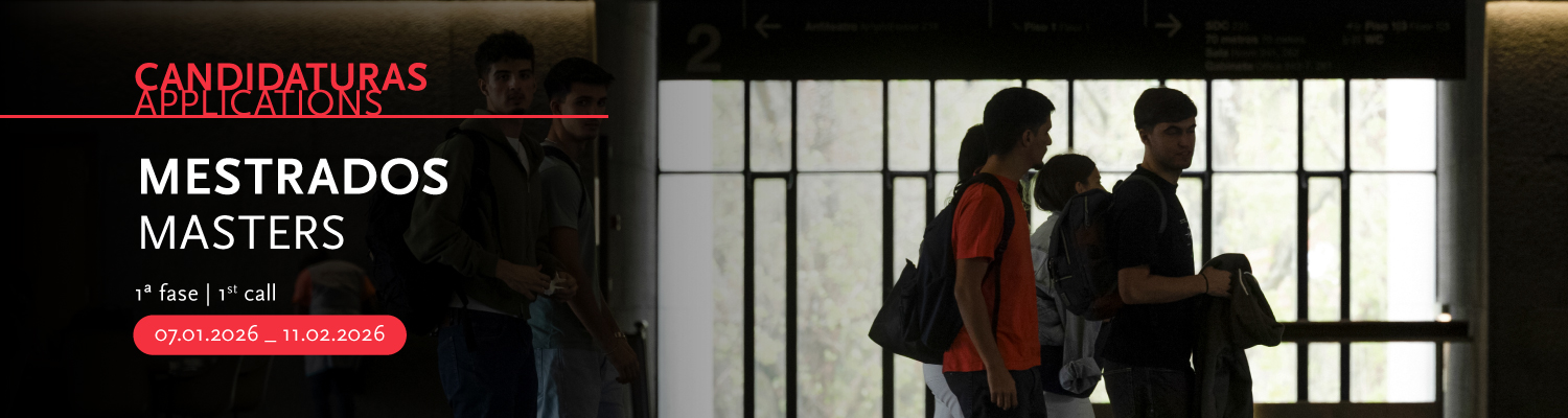 Mestrados | Candidaturas 2026-2027 | 1.� fase