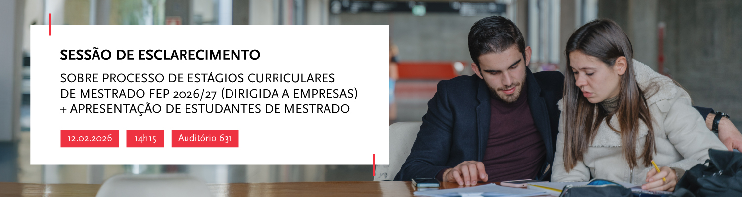 Sess�o para Empresas - Est�gios Curriculares de Mestrado 2026/27