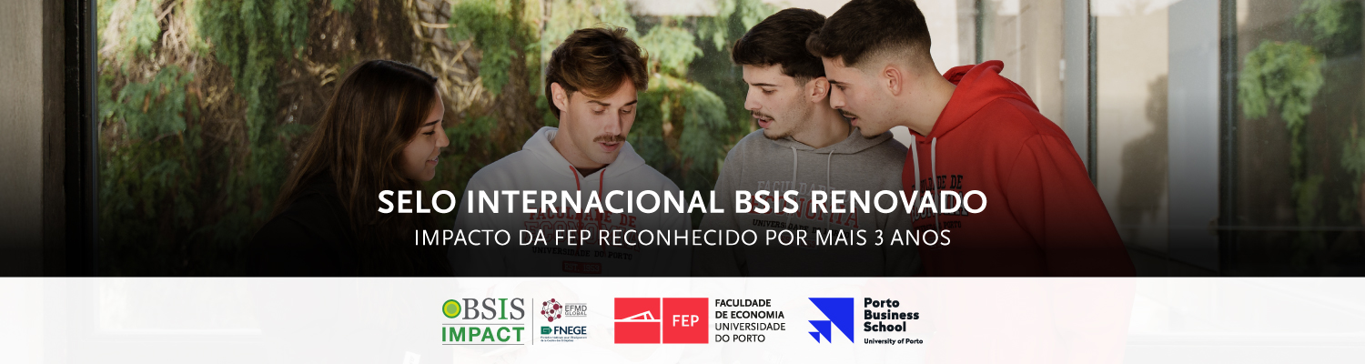 FEP e PBS recebem distin��o internacional que avalia impacto das escolas de Gest�o e Economia