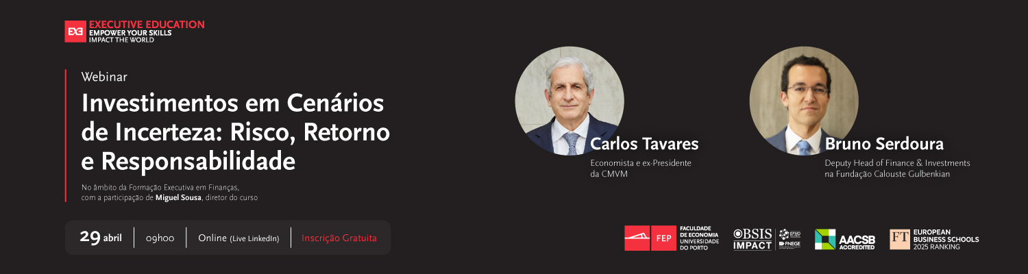 Webinar | Investimentos em cen�rios de incerteza: risco, retorno e responsabilidade