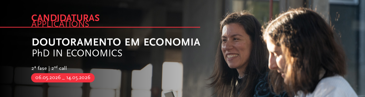 Doutoramento em Economia | Candidaturas 2026-2027 | 2.� fase