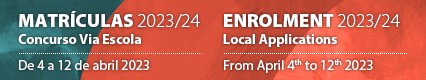 Matr�culas - Concursos Via Escola 2023/2024 1� fase