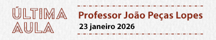�ltima Aula – Jo�o Pe�as Lopes