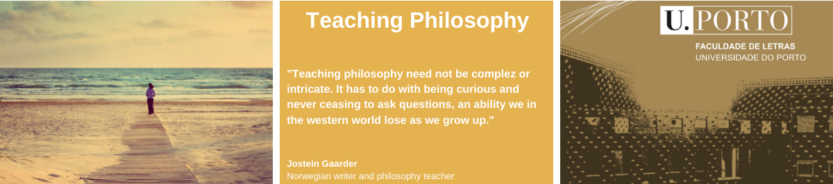Image with quote from Jostein Gaarder, Norwegian writer and philosophy teacher: