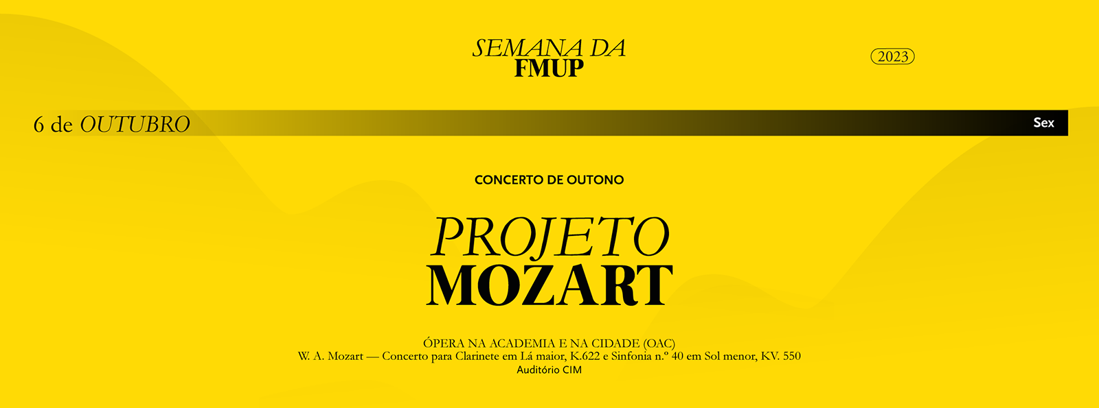 FMUP recebe Mozart em Concerto de Outono único