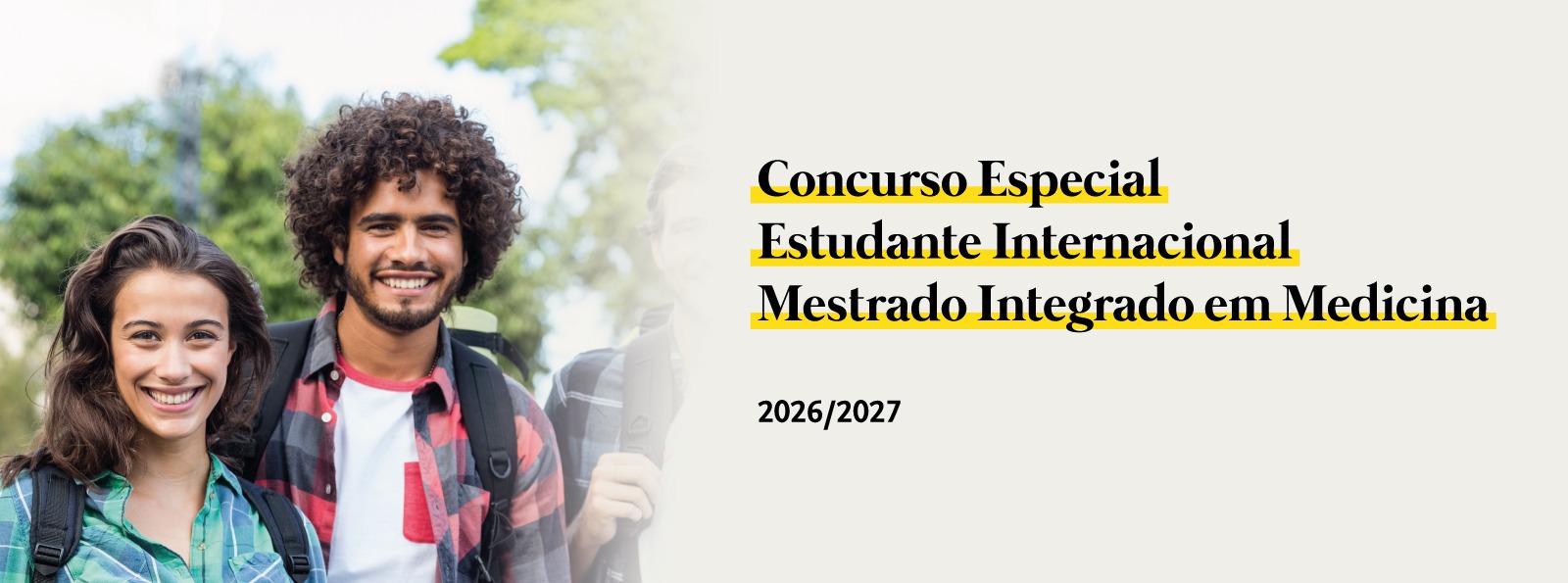 Concurso Especial Estudante Internacional