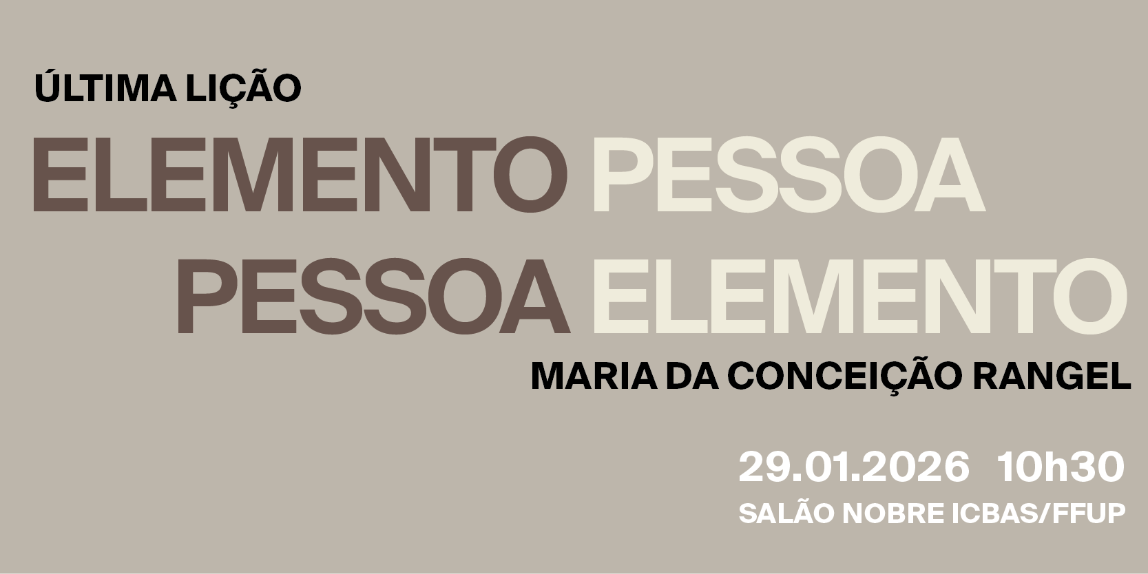 Maria da Concei��o Rangel d� a '�ltima Li��o' no ICBAS