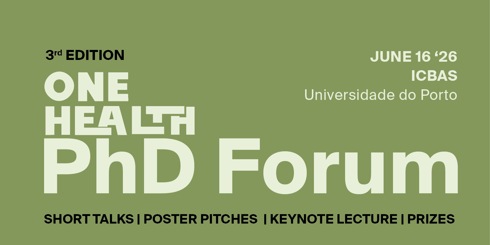 3� edi��o One Health PhD Forum