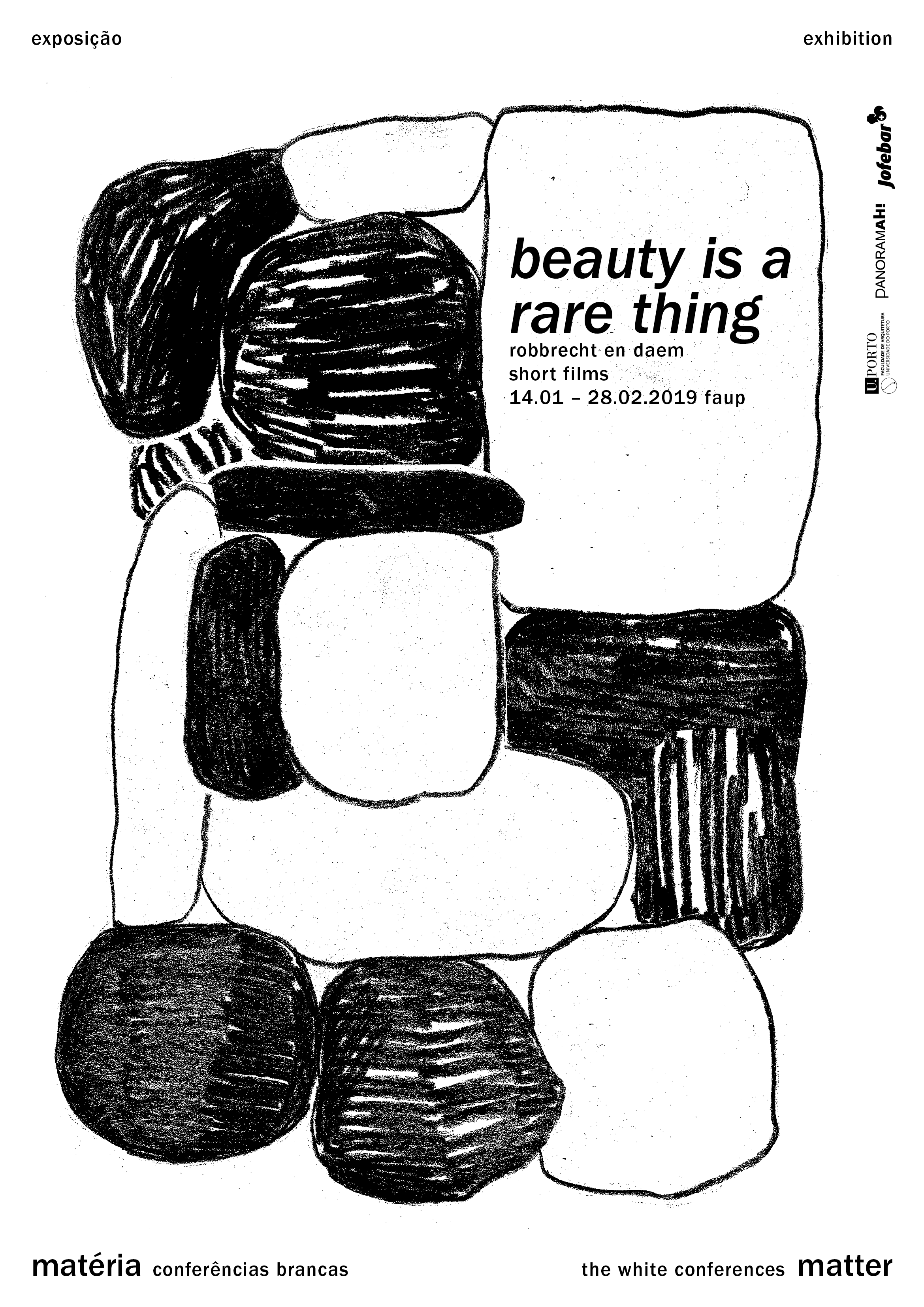 Exposio Beauty is a rare thing | Robbrecht en Daem: short films | Matria: conferncias brancas