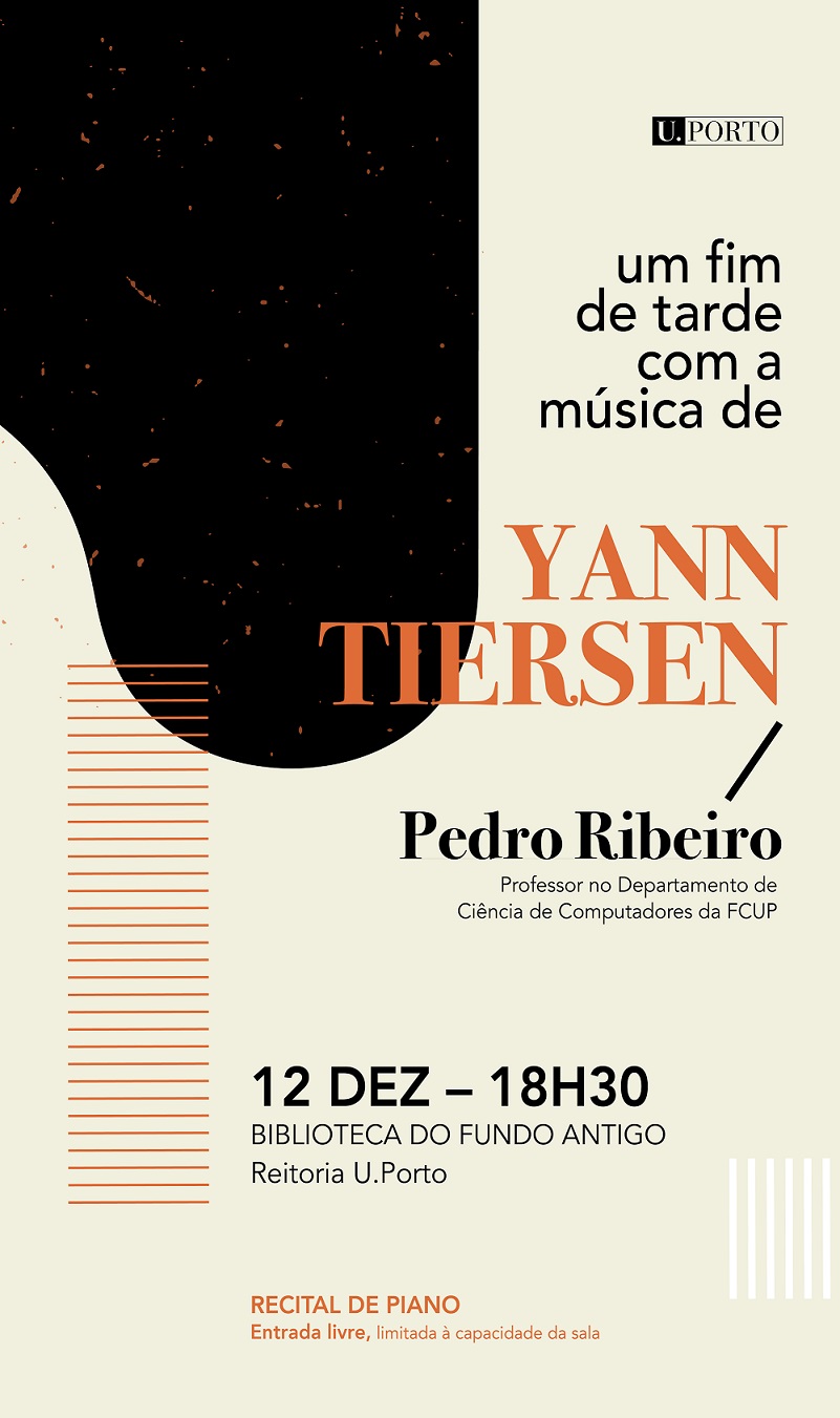 Recital de Piano - Um fim de tarde com a música de Yann Tiersen