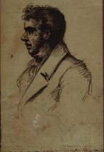 Desenho de Jos Teixeira Barreto por Jos Augusto de Figueiredo c. 1880 / Drawing of Jos Teixeira Barreto by Jos Augusto de Figueiredo c. 1880