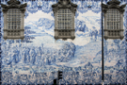 Fotografia da Igreja do Carmo - Painel de azulejos / Photo of Carmo Church - Panel of glazed tiles