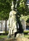 Esttua A Flora, de Teixeira Lopes / Statue A Flora, by Teixeira Lopes