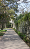 Fotografia do Muro da Casa Andresen, que separa a propriedade da Travessa de Entre-Campos / Photo of the Wall of Casa Andresen, that separates the property from the Entre-Campos Lane