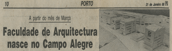 Banner associado a notcia sobre Recortes de Imprensa da FAUP