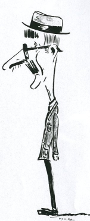 Desenho humorstico de Guilherme Bomfim Barreiros / Cartoon of Guilherme Bomfim Barreiros