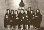 Foto da Queima das Fitas - Estudantes do 3 ano de Fsica e de Qumica, 1968