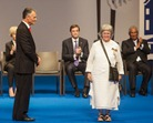 Armanda Passos distinguida pelo Presidente da Repblica com a Comenda da Ordem de Mrito (fotografia) / Armanda Passos distinguished by the President of the Portuguese Republic as Commander of the Order of Merit (photo)